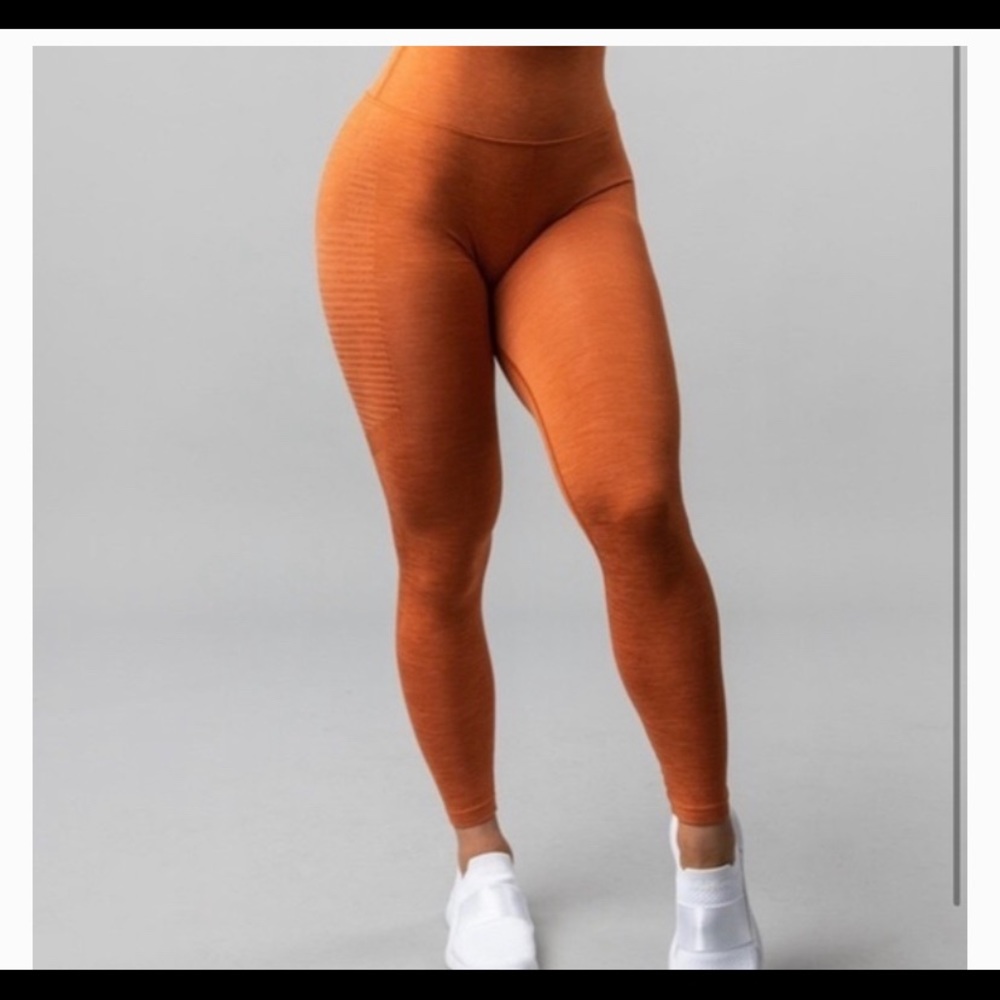 Orange Alphalete leggings